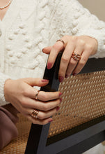 Load image into Gallery viewer, Chunky Baguette Ring, Rosegold